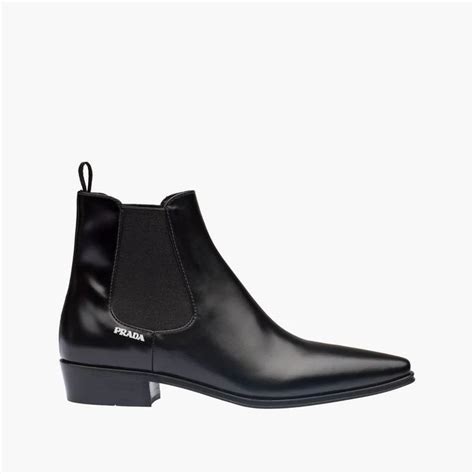 prada damen stiefel braun|Damen Stiefel, Stiefeletten, Ankle & Chelsea Boots .